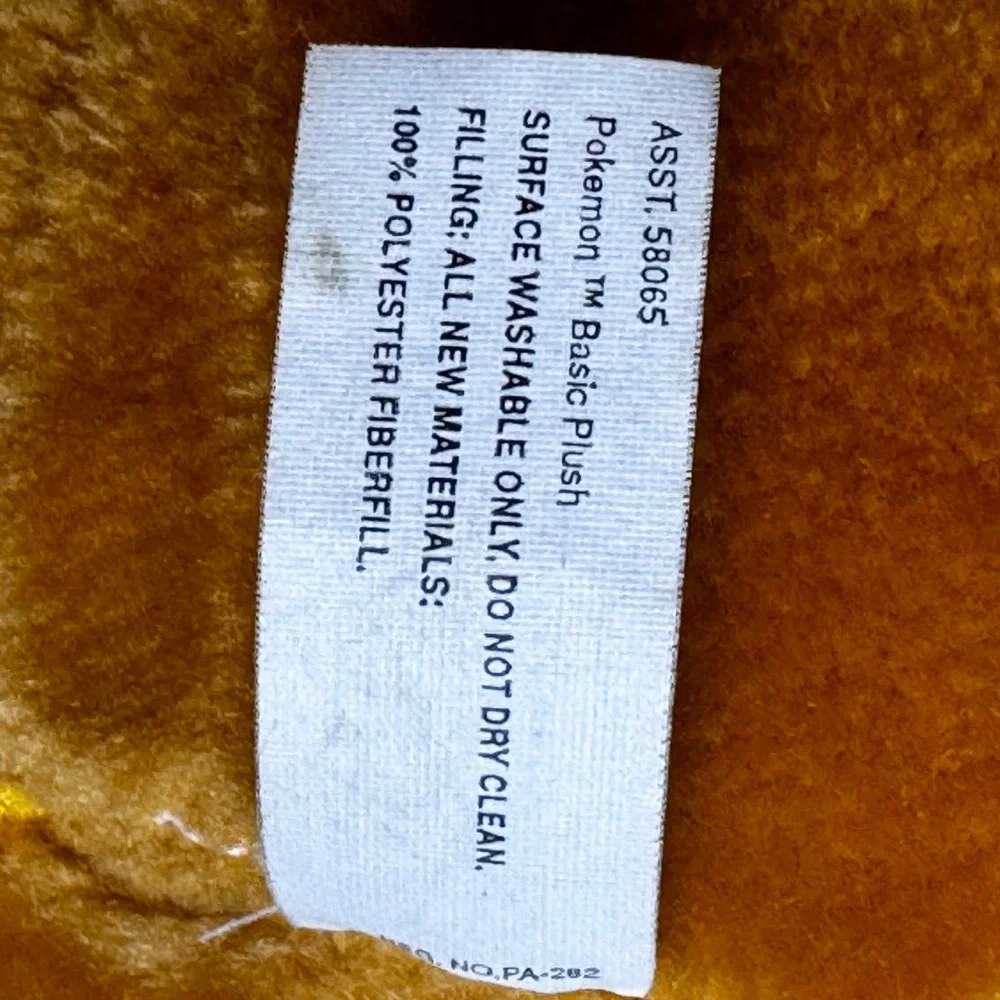 Vintage 1998 Nintendo Psyduck Pokemon Platypus Basic Plush Hasbro 7 Inch